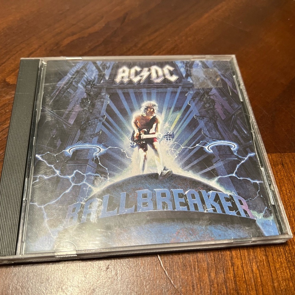 AC/DC Ballbreaker CD with Blue and Purple Art